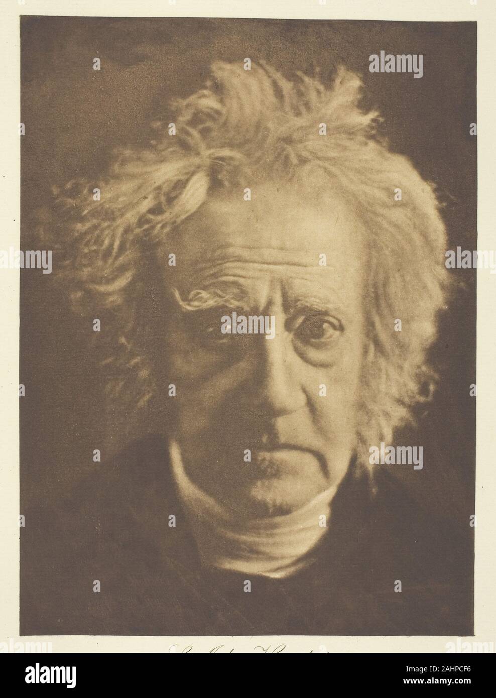 Julia Margaret Cameron. Sir John Herschel. 1867. England. Photogravüre, Platte 11 aus dem Album Lord Tennyson und seine Freunde (1893); Edition 138/140 Stockfoto