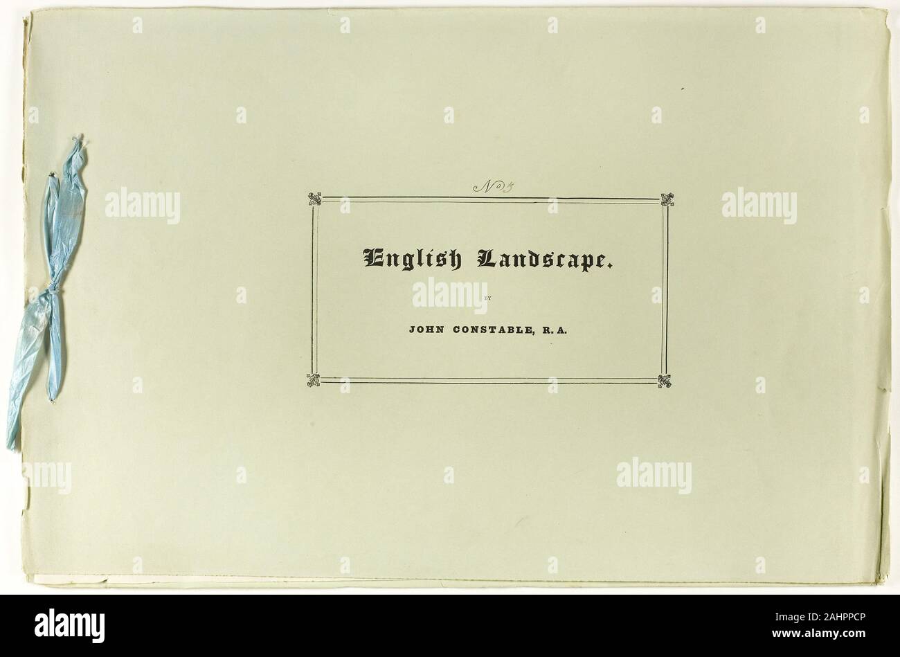 David Lucas. Die verschiedenen Motive der Landschaft Merkmal der englischen Landschaft. 1830 - 1832. England. Portfolio Abdeckung Stockfoto