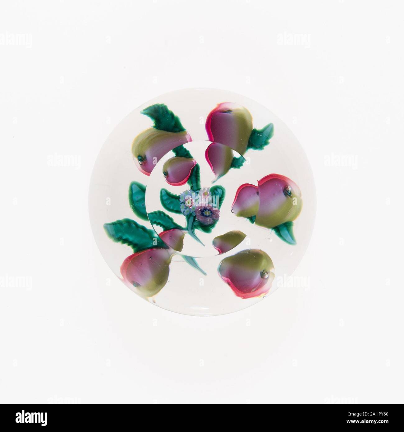 Boston und Sandwich Glass Company. Briefbeschwerer. 1875 - 1900. In den Vereinigten Staaten. Glas Stockfoto