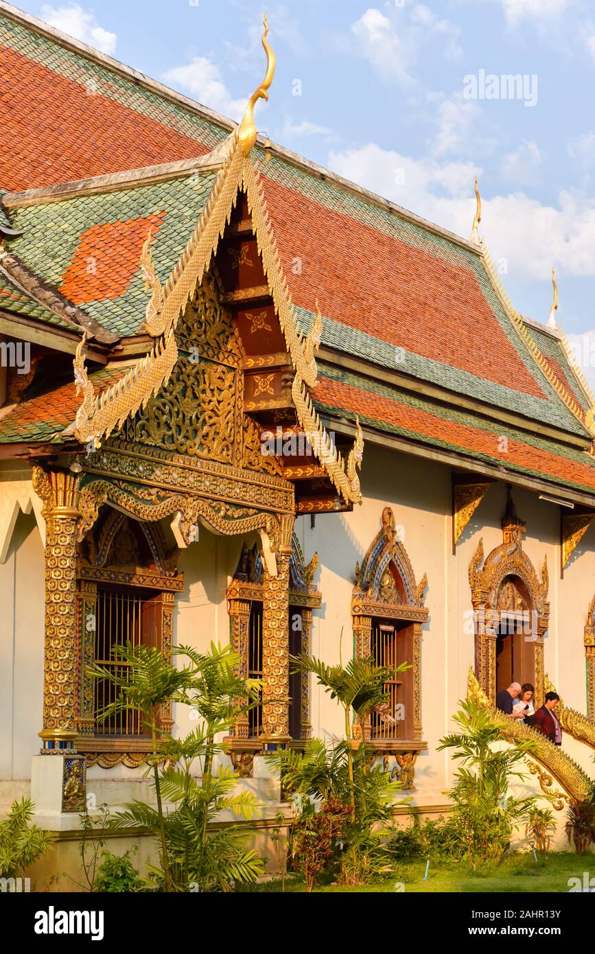 Wat Chiang Man buddhistische Tempel, Chiang Mai, Thailand Stockfoto