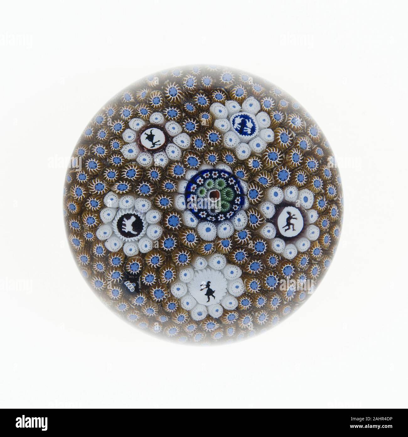 Compagnie de Saint Louis. Briefbeschwerer. 1848. Frankreich. Glas Stockfoto