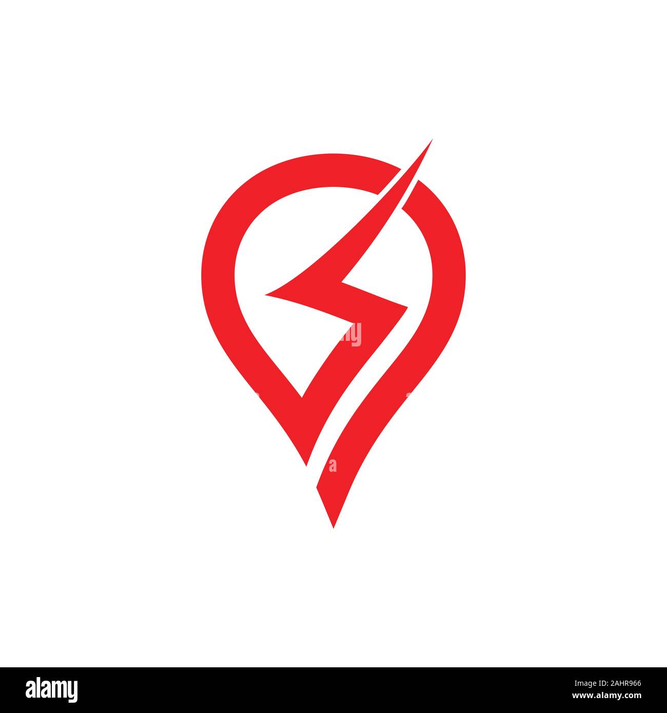 Buchstabe s Energie motion logo Vektor Stock Vektor