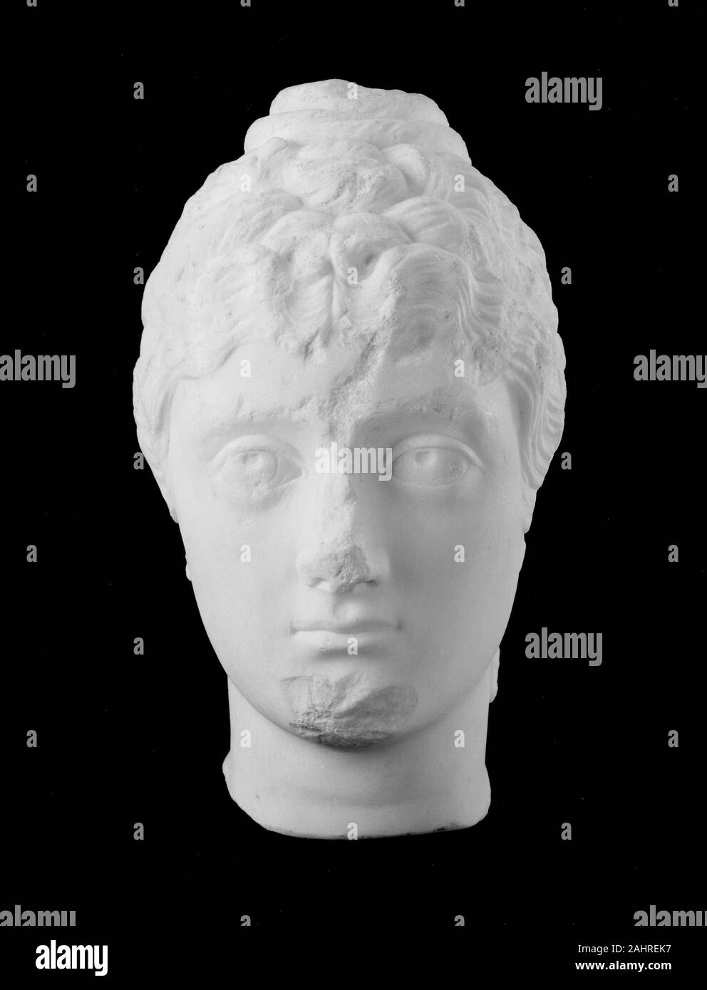 Antike römische. Portrait Kopf einer Frau. 140 AD. Rom. Marmor Stockfoto