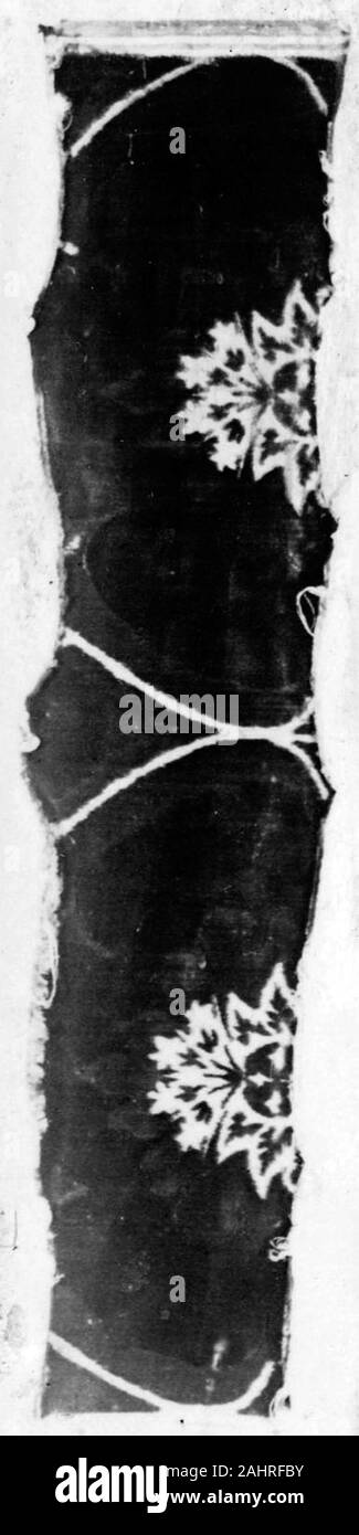 Strip. 1401 - 1500. Venedig. Crimson cut Samt Rot Satin Boden; Stapel auf Stapel entwertet twill Velvet Stockfoto