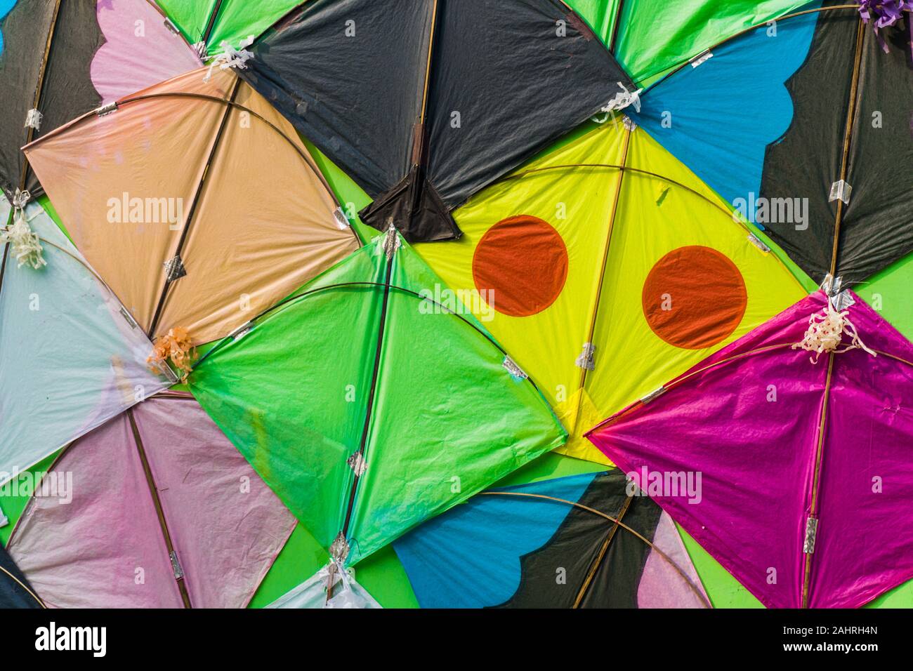 Patang (Kite) für Makar Sankranti Festival von Indien. Makar Sankranti ist Kite Festival von Indien. Es ist auch bekannt, wie uttarayan Stockfoto