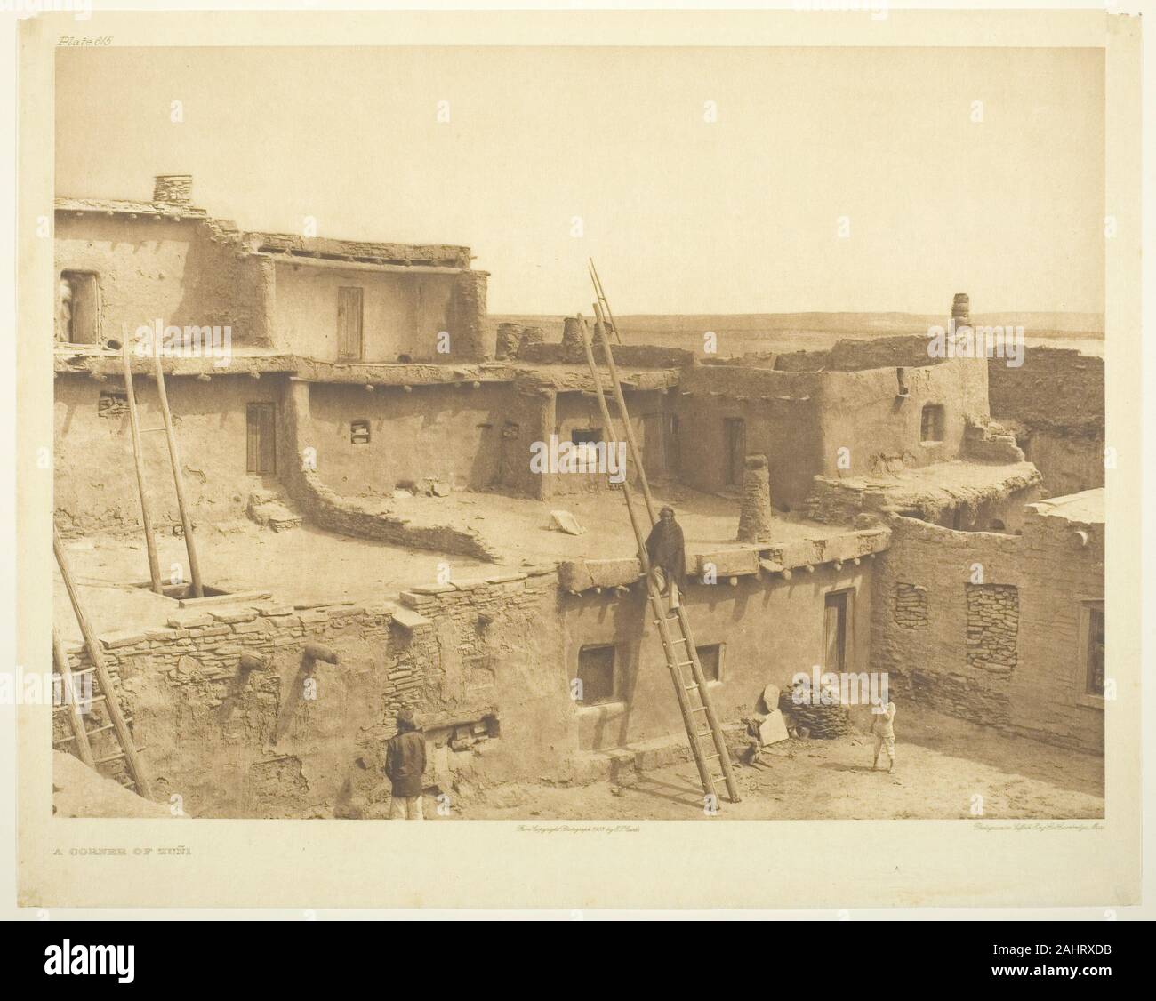Edward S. Curtis. Eine Ecke von Zuni. 1903. In den Vereinigten Staaten. Photogravure auf Pergament, von der Nordamerikanischen Indianer Stockfoto