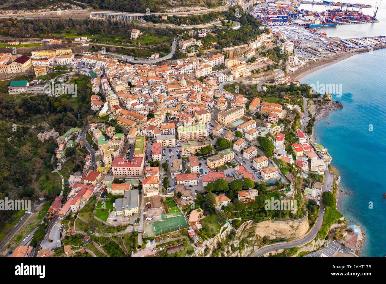 Vietri sul Mare, Amalfi, Kampanien, Italien Stockfoto