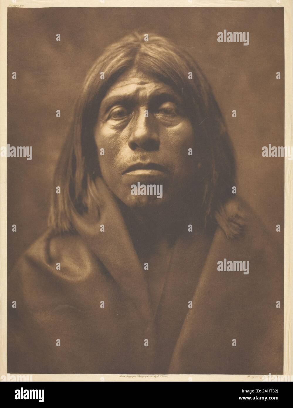Edward S. Curtis. Quniáika - Mohave. 1903. In den Vereinigten Staaten. Photogravüre, Platte 60 aus der Nordamerikanischen Indianer, Band 2 (1908) Stockfoto