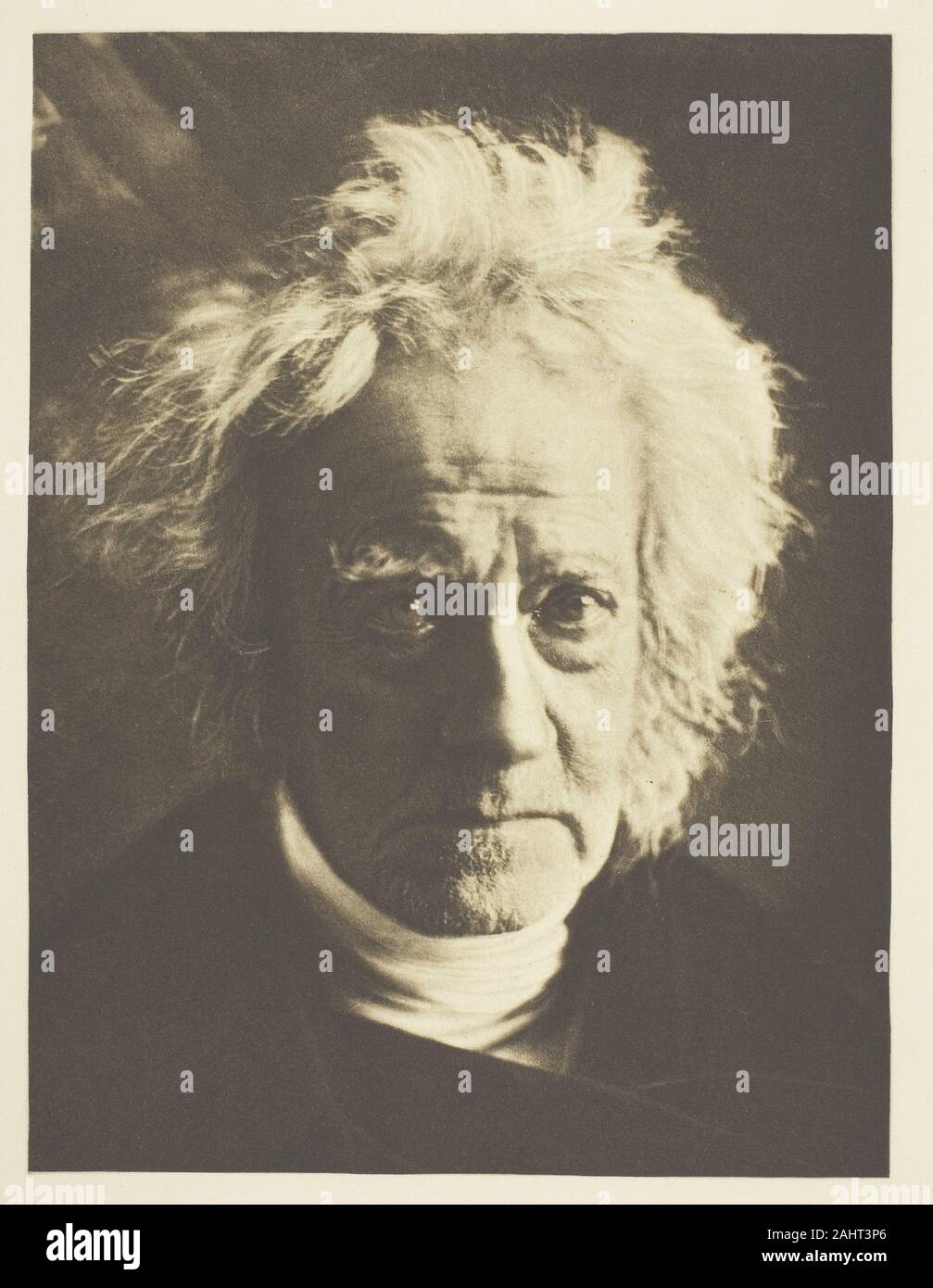 Julia Margaret Cameron. Sir John Herschel. 1867. England. Photogravüre, von der Sonne Künstler, Nummer 5 (1890) Stockfoto