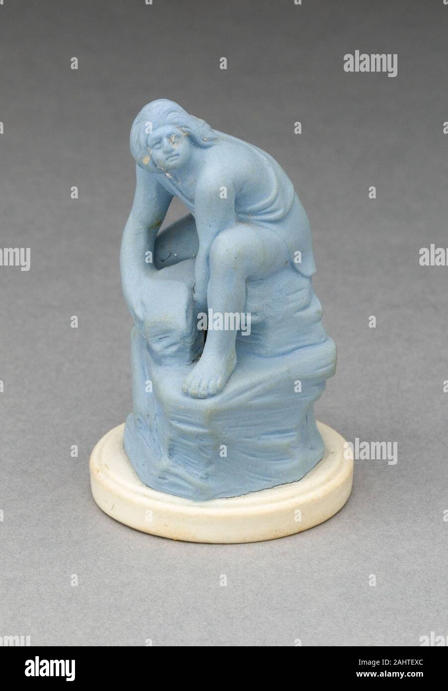 Wedgwood Manufaktur (Hersteller). Schachfigur Schachfigur. 1800 - 1899. Burslem. Steinzeug (jasperware) Stockfoto