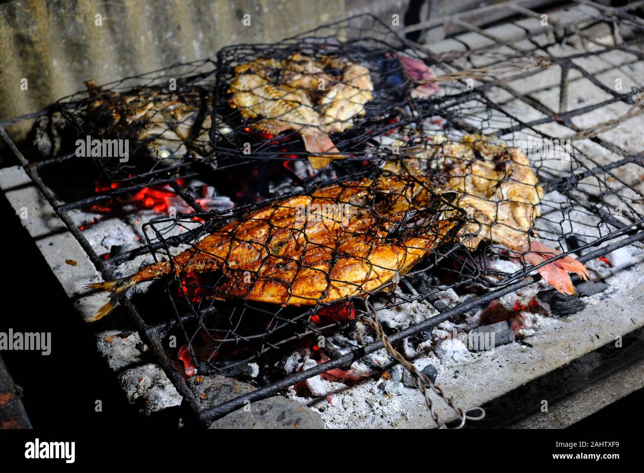 Indonesien Kupang - Snapper Grill Stockfoto