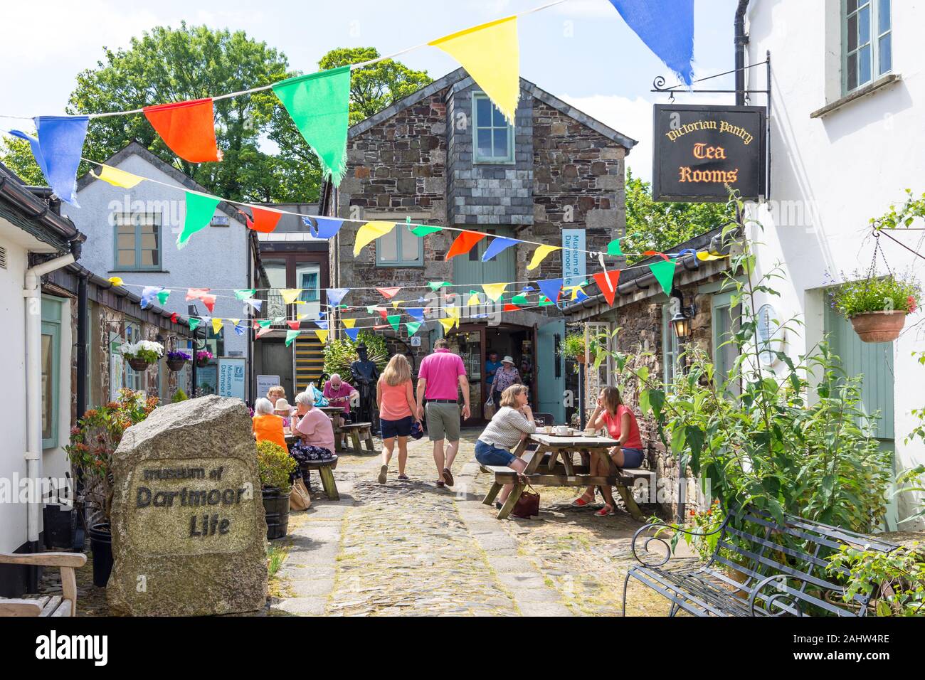 Museum of Dartmoor Life, Vorderstraße, Okehampton, Devon, England, Vereinigtes Königreich Stockfoto