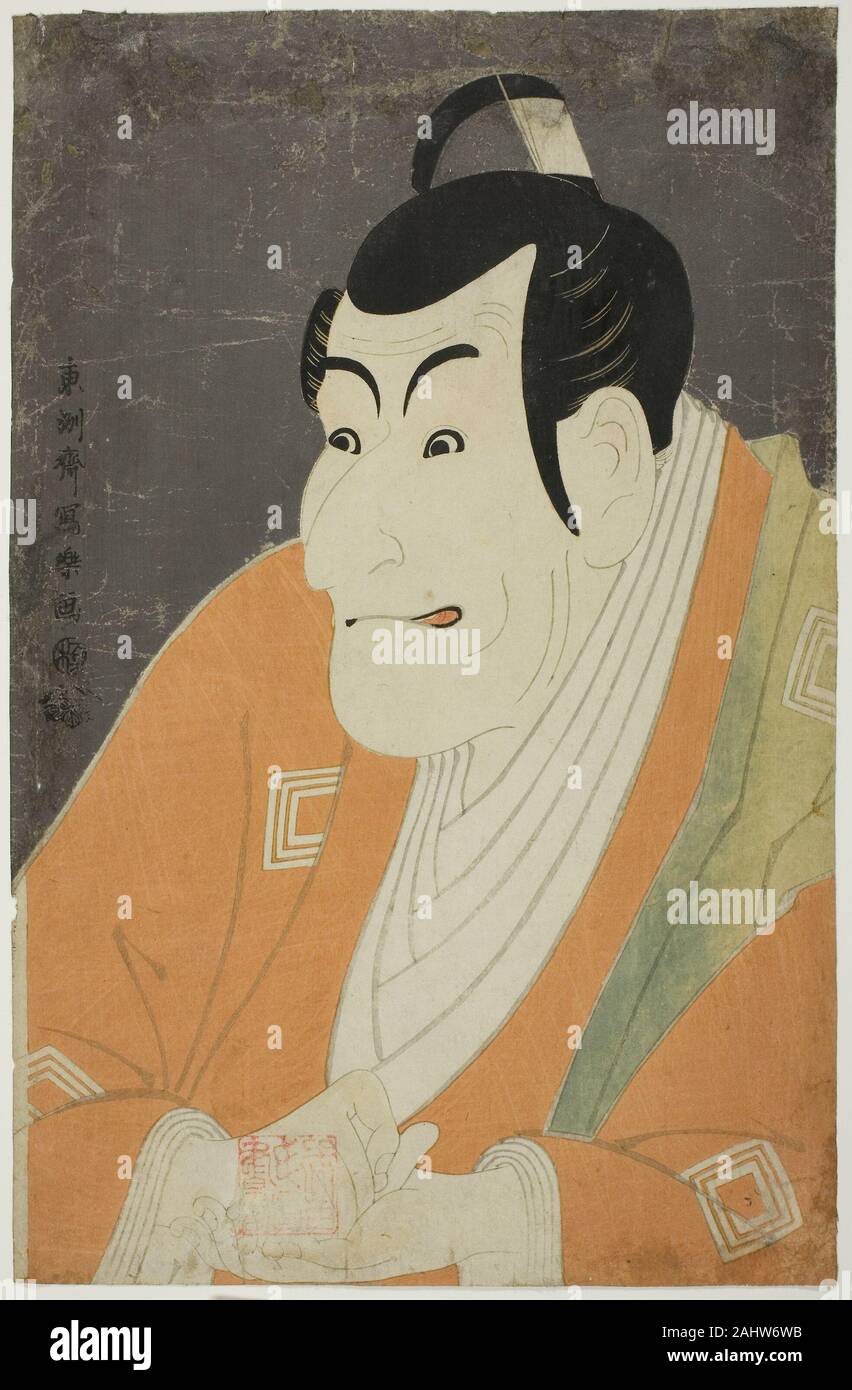 Tôshûsai Sharaku. Der Schauspieler Ichikawa Ebizo IV als Takemura Sadanoshin. 1794. Japan. Farbe holzschnitt; Oban Stockfoto