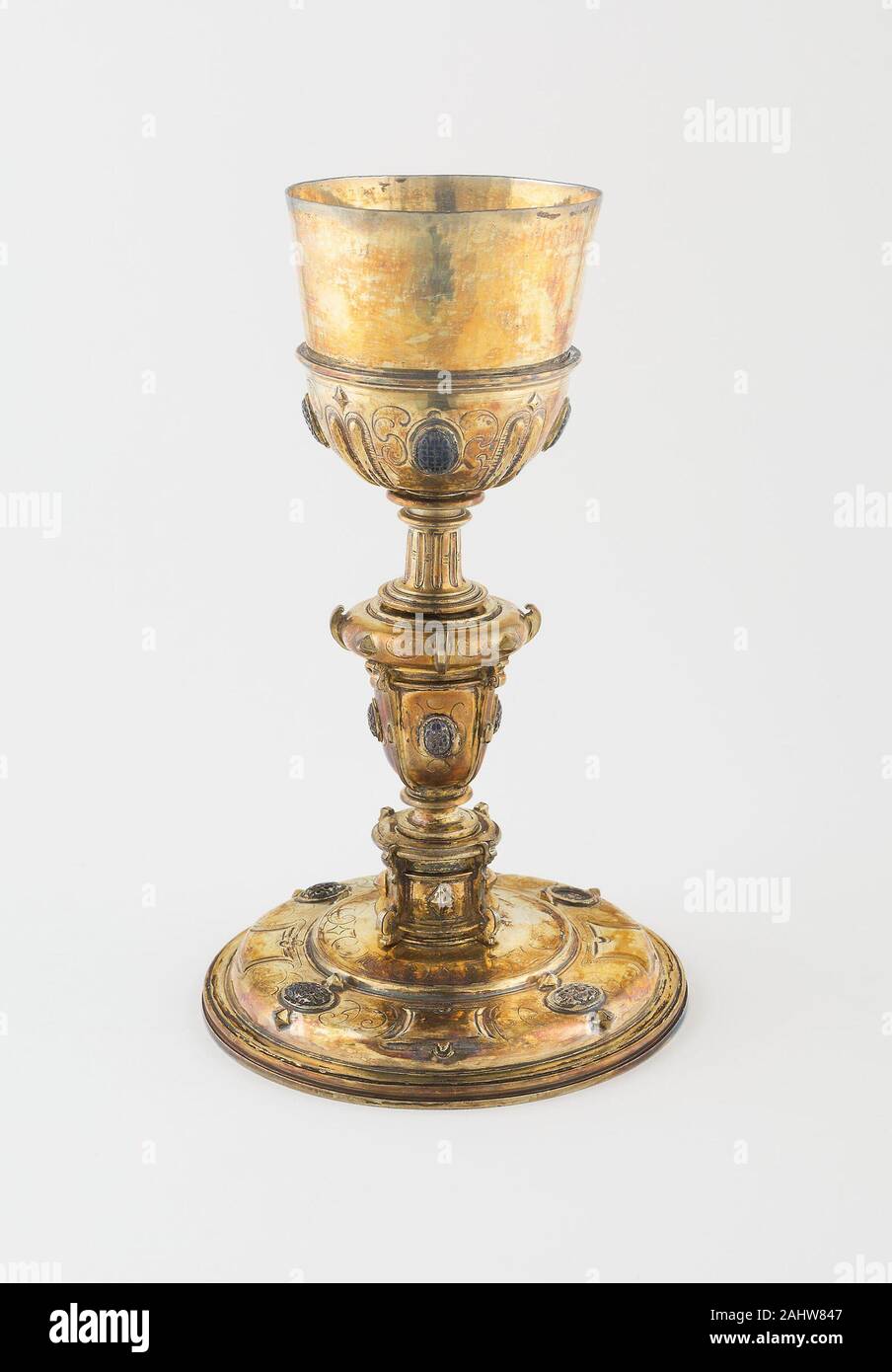 Kelch. 1595 - 1605. Spanien. Vergoldet Stockfoto