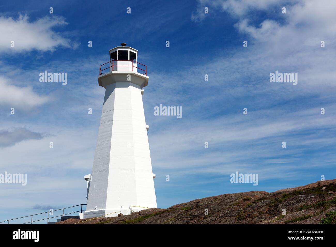 Cape Spear Leuchtturm in Neufundland und Labrador, Kanada. Stockfoto