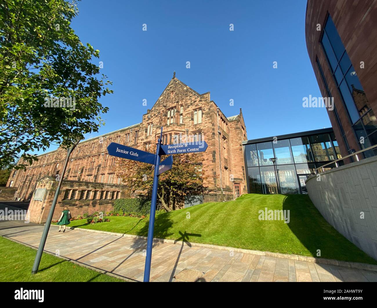 Girls' Division, Bolton School, Manchester Road, Bolton, Großbritannien Stockfoto