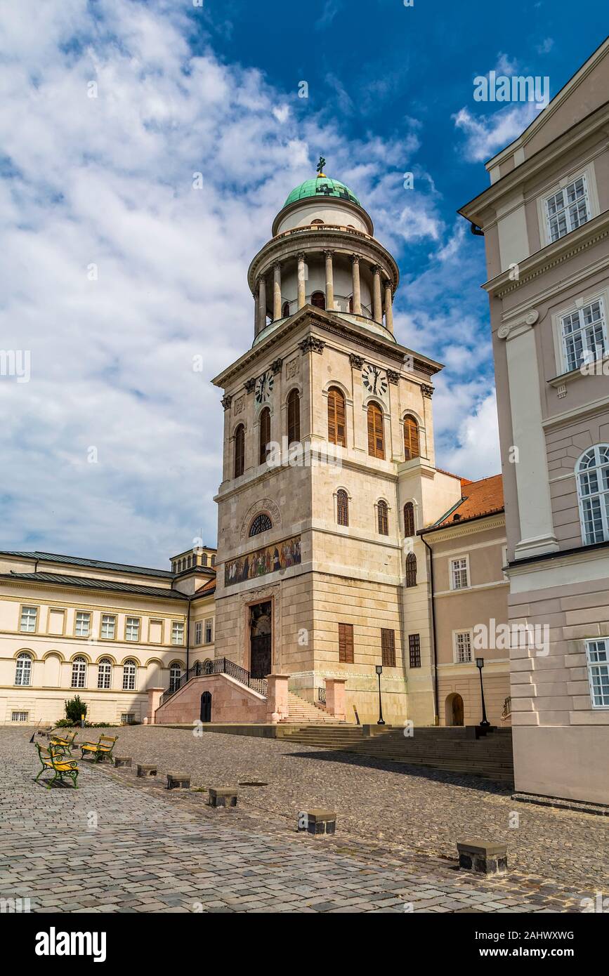 Erzabteikirche oder Territorialstift Pannonhalma Stockfoto