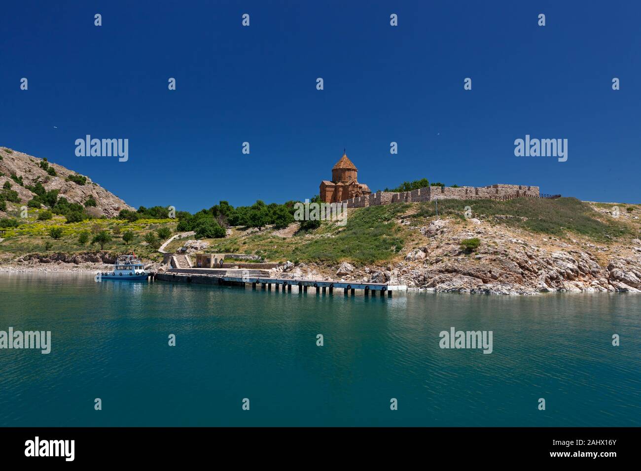 Insel Akdamar Stockfoto