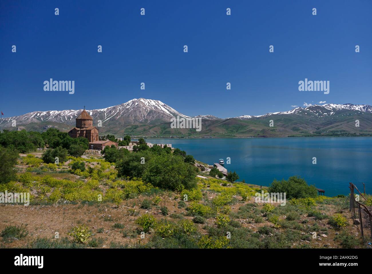 Insel Akdamar Stockfoto