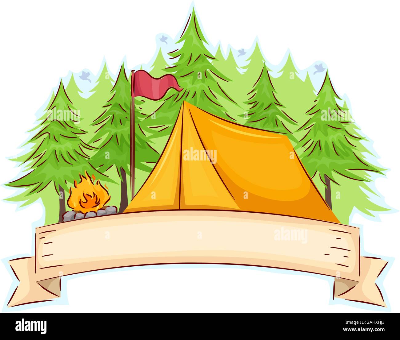 Summer Camp Clipart Ausgeschnittene Stockfotos Und Bilder Alamy
