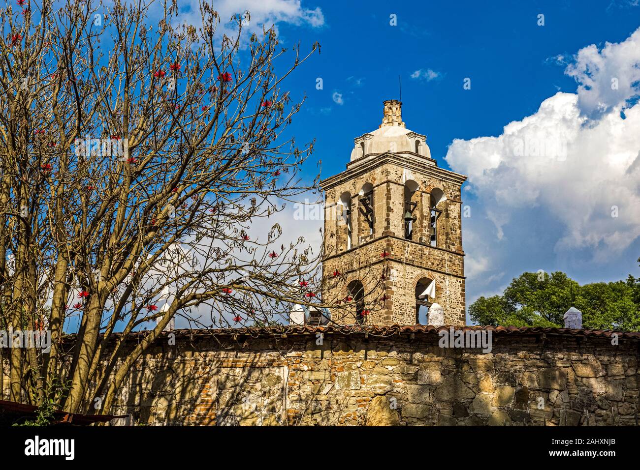 Mexiko Tlaxcala Tlaxcala de Xicohténcatl öffnen Kathedrale Unserer Lieben Frau von der Annahme Stockfoto