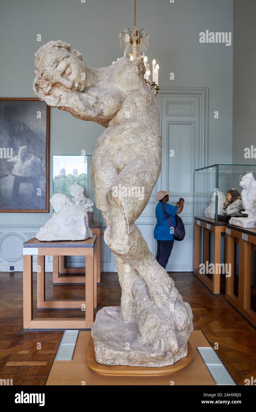 '''Meditation oder die innere Stimme'', 1896, Skulptur von Auguste Rodin (1840-1917), Musée Rodin, Paris, Frankreich Stockfoto