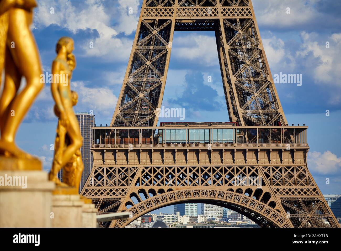 Blechschild Stadt Paris Frankreich