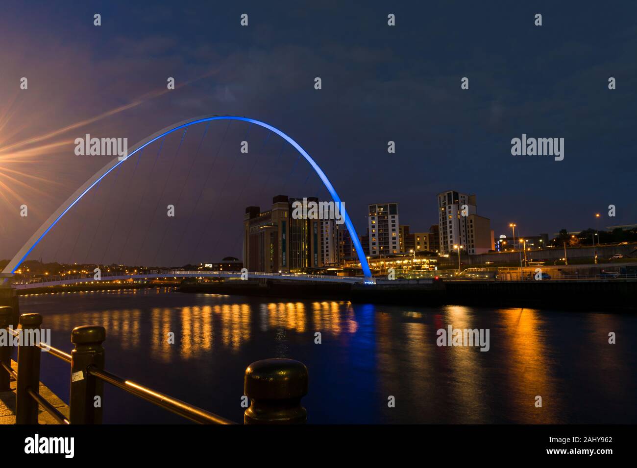 Gateshead Millennium Bridge Stockfoto