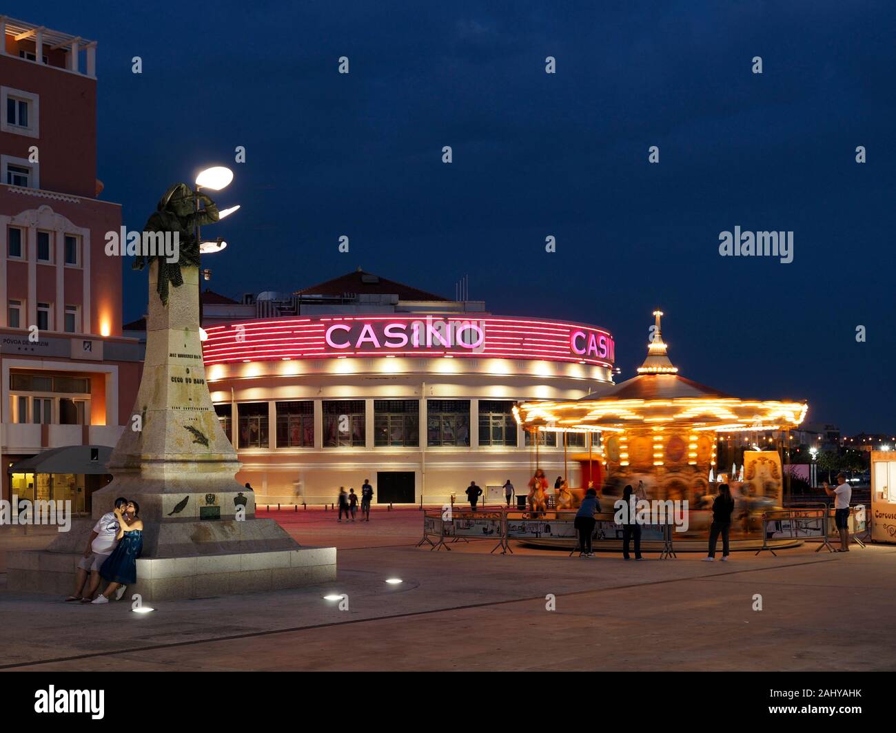 Das seaside Casino in Povoa de Varzim, Nordportugal Stockfoto