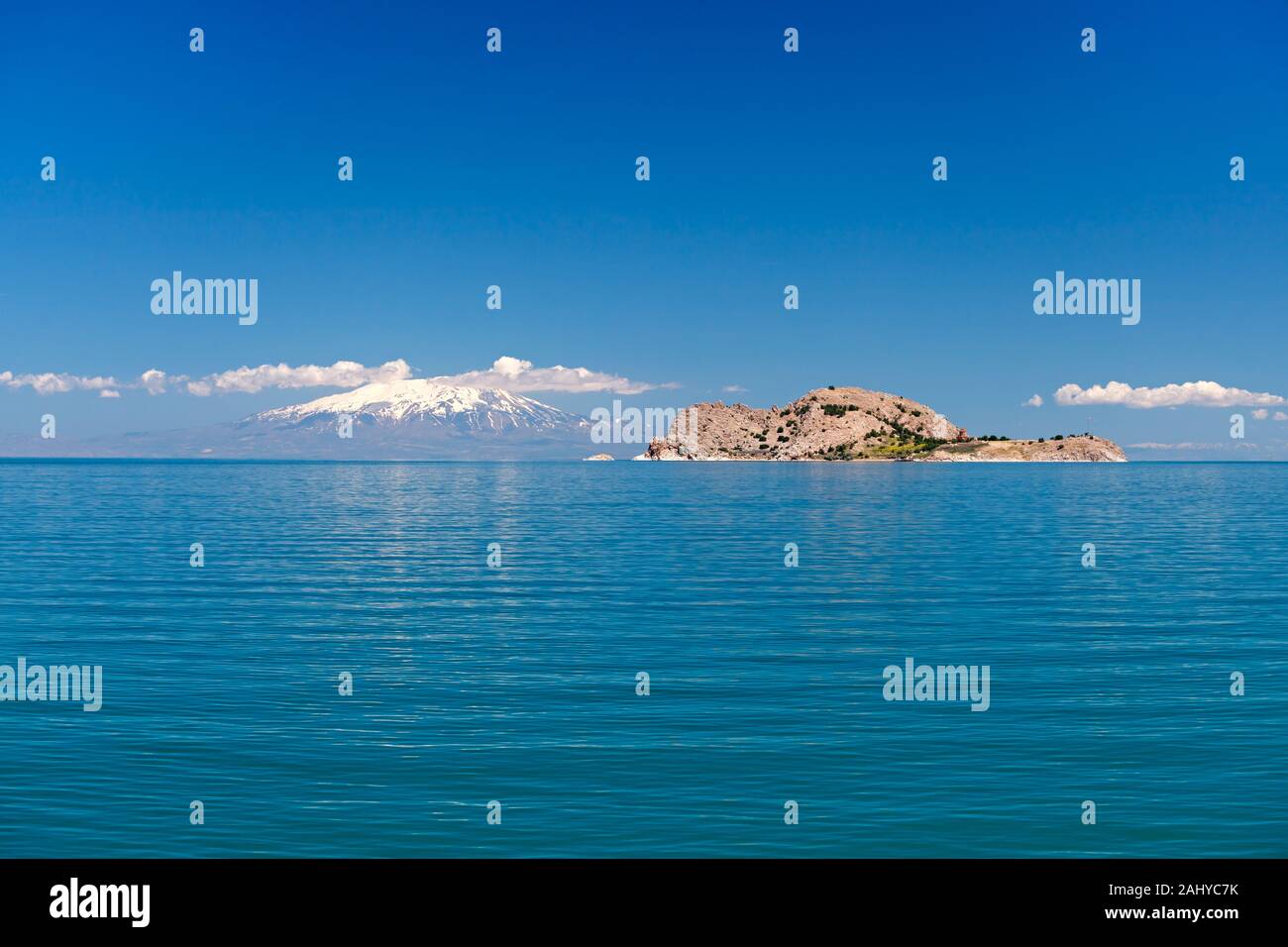 Insel Akdamar Stockfoto