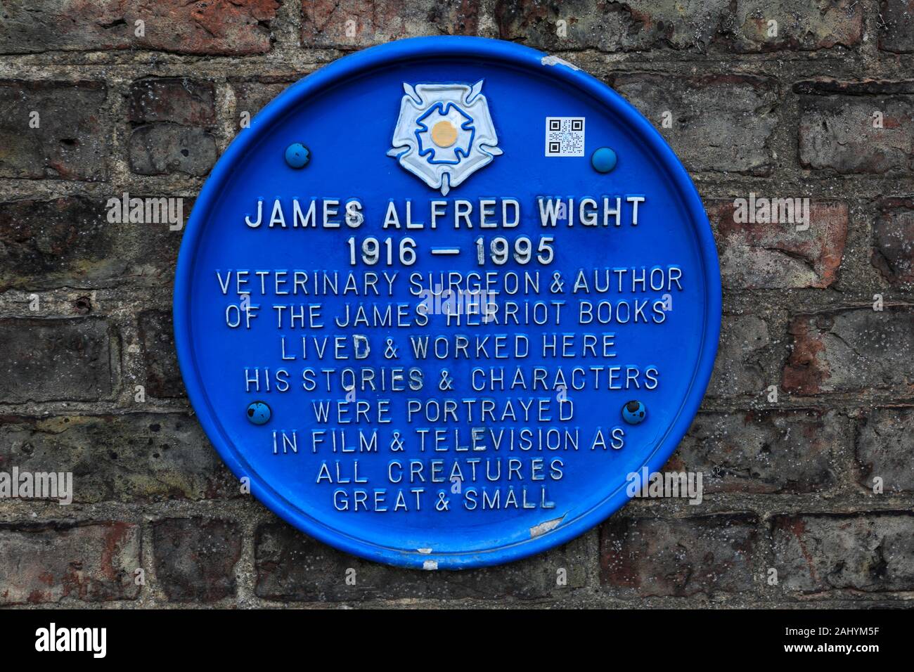 Die Welt von James Herriot Museum, Kirkgate, Thirsk, North Yorkshire, England, UK das Museum über das Leben von James Alfred Wight Schöpfer aller Stockfoto