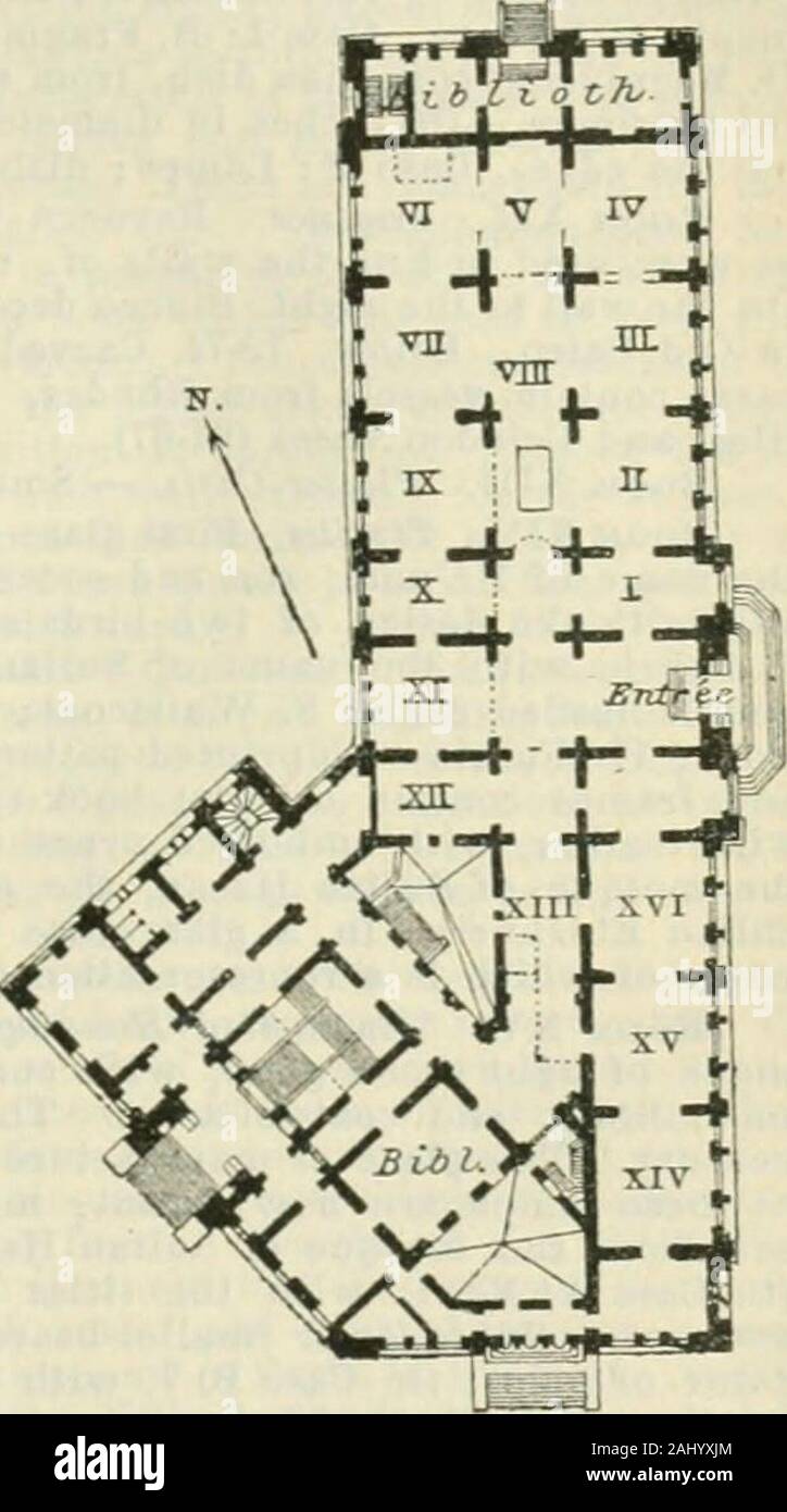 Ägypten und die Sûdân; Handbuch für Reisende. f Süleyman Sari. KooM VIII (links von R. VII). Stühle, Bänke, Schranktüren, Mashrabiyehs. - Minibar oder Kanzeln. - Fountainfrom Jlosaic Bürgersteig und ein arabisches Haus in der Hihniyeh, Kairo. Zimmer IX. Arbeitet in Metall. Bronze - Türen montiert: 1. von der mosqueof Salih Talayeh (12.); 2. aus dem Grab - Moschee von Imam Shafii (13 Prozent!); 3. aus dem Kloster - Moschee von Bars Bey tl 5 thcent.); 6. aus der Moschee von Prinzessin Tatar el-Hegaziyeh (14 Prozent). - Tabelle Fall A: 9-13. Kerzenständer (Nr. 9 mit Silber). - Tabelle Fall B: 15. Koran - Fall, Witz Stockfoto