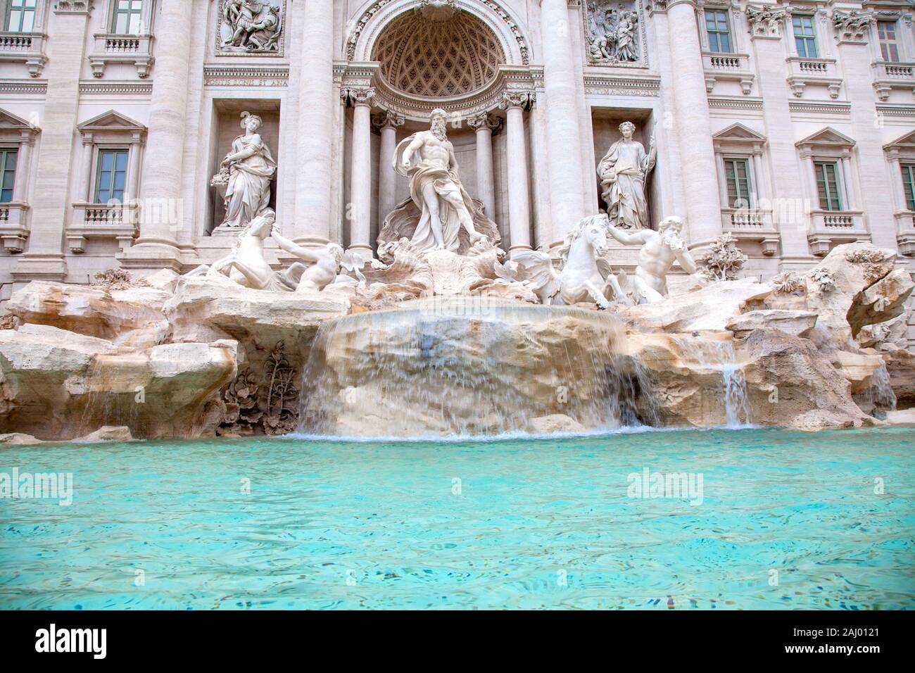 Der Trevi Brunnen Fontana di Trevi in Rom, Italien Stockfoto