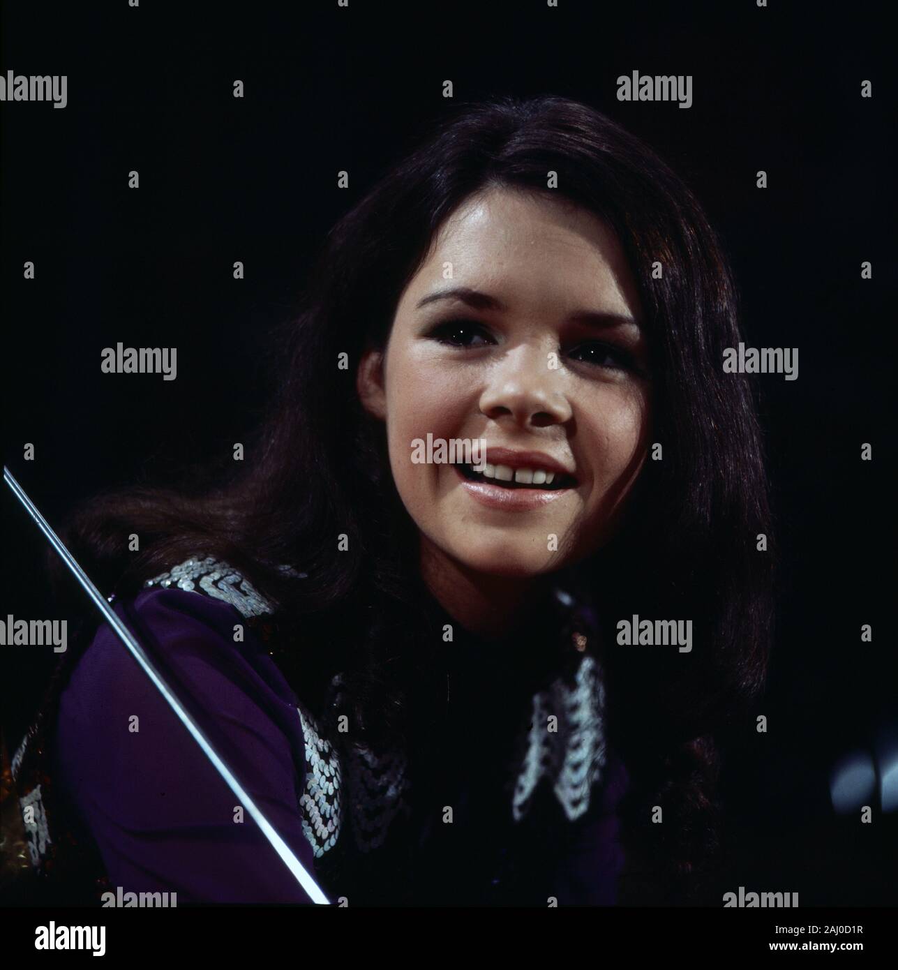 4-3-2-1 Heiß und süß, Musiksendung, Deutschland 1970, Gaststar: irische Sängerin Dana Stockfoto