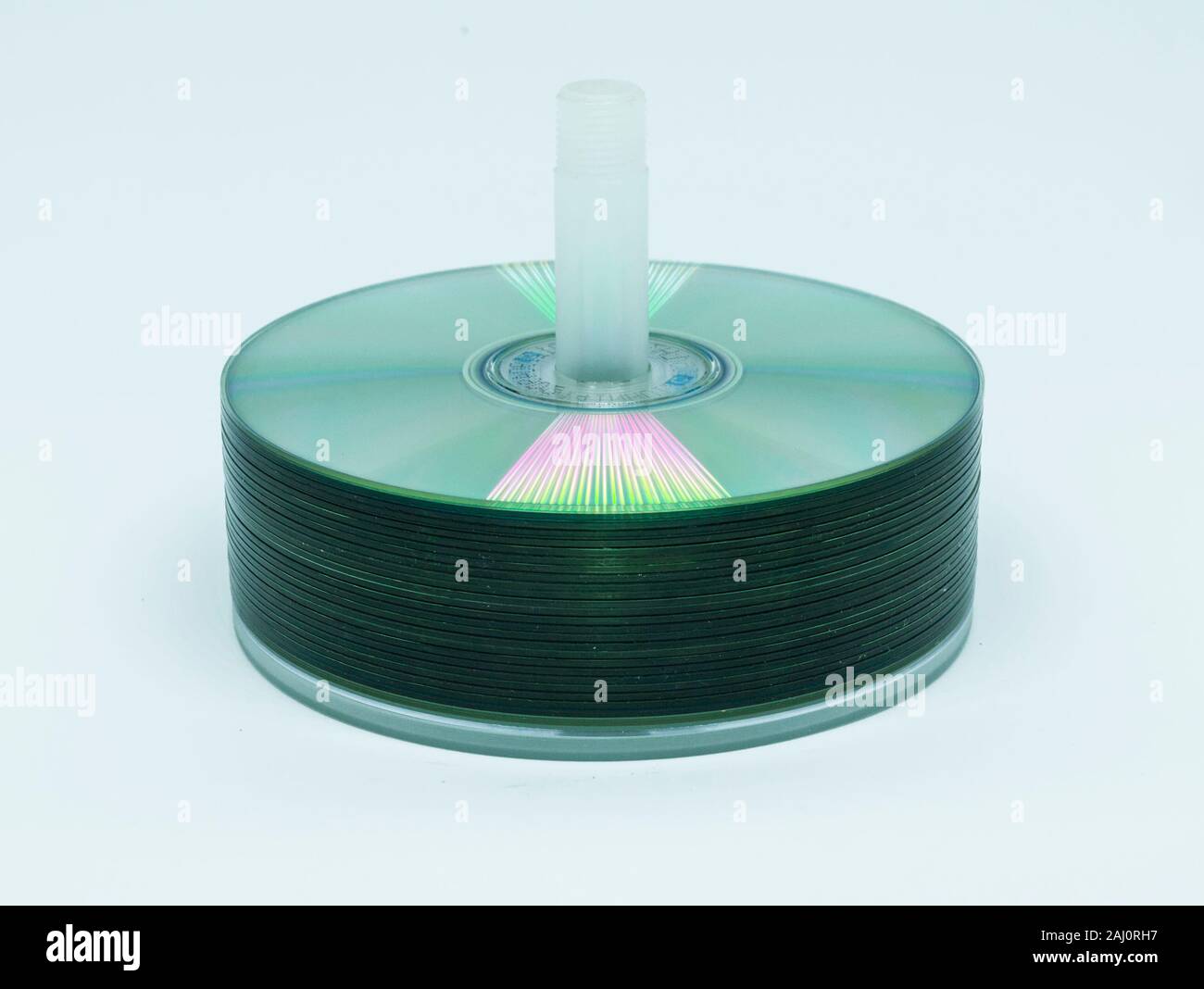 CD-Rom DVD-cds werden immer alte Schule und möglicherweise bald ausgestorben sein. Stockfoto