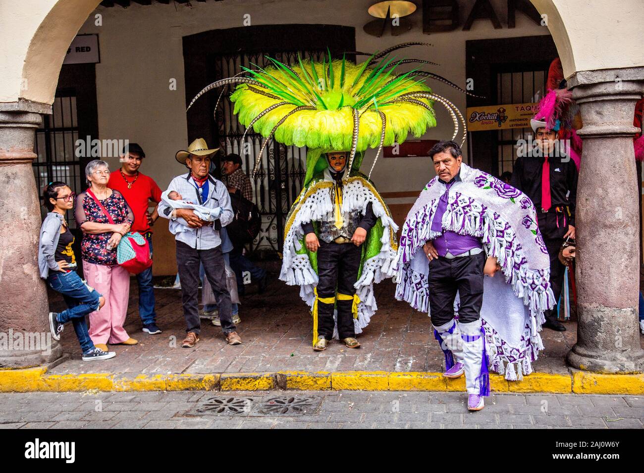 Mexiko Tlaxcala Tlaxcala de Xicohténcatl Karneval Charros de Papalotla Stockfoto