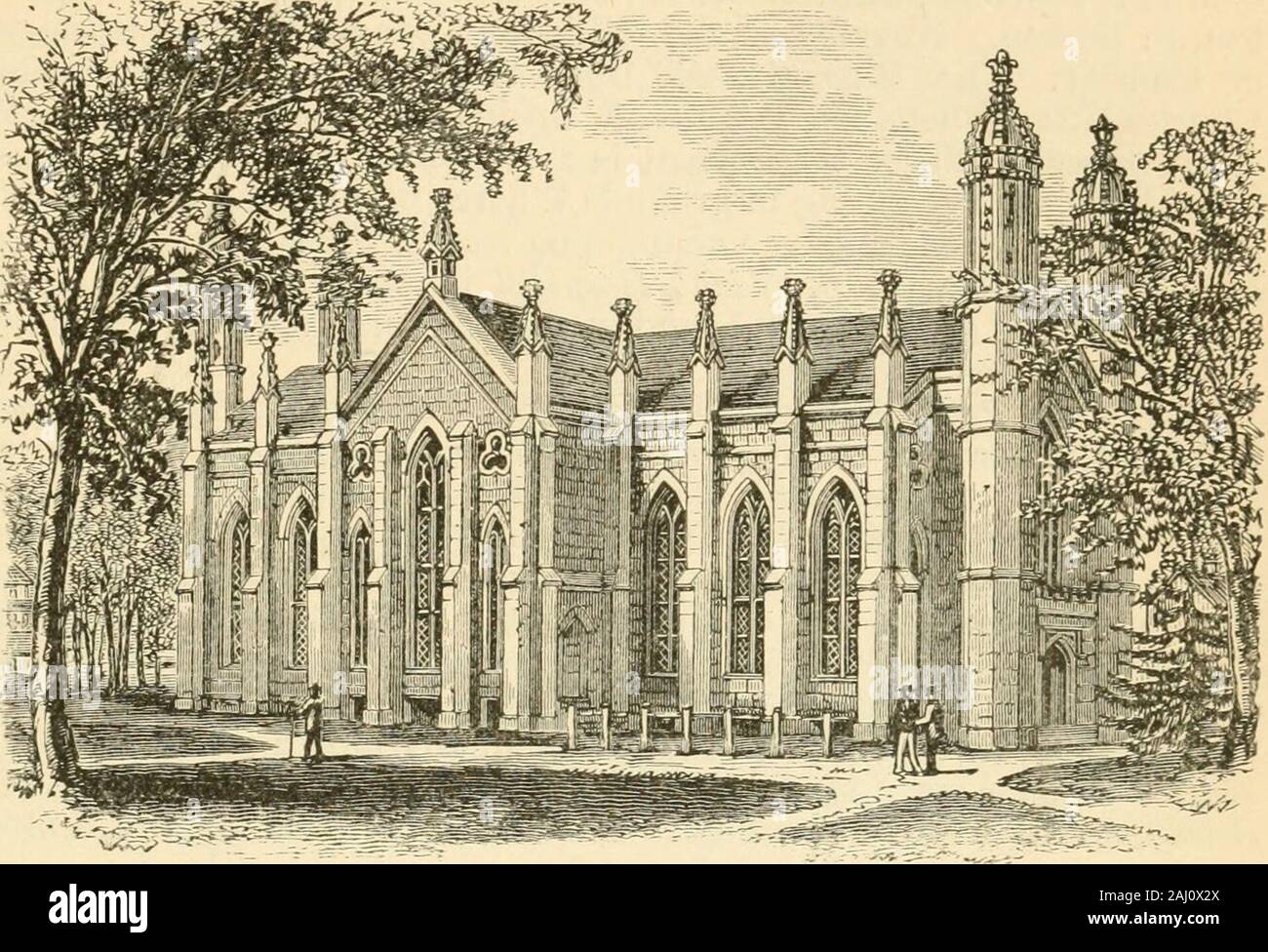 Appleton illustrierte Hand - das Buch der amerikanischen Städten;. ous Teile von Cambridge umfassen 60 Hektar. Die Hochschule - yardcontains ca. 15 Hektar großen, geschmackvoll gestaltet und durch stattliche Elms geschmückt. Hereforming einen großen viereckigen inclosure, bilden ein Cluster 15 buildmgs, aus Ziegeln oder stonefrom 2 bis 5 Stockwerke hoch. Die wichtigste dieser sind Matthews Hall, einem großen andornate Struktur als Schlafsaal verwendet; Massachusetts Hall, einem alten Gebäude (1720), benutzt als Lesesaal; Holden Kapelle; Harvard University, Grau, und Boylston Hallen; Appleton Kapelle; Thayer Hall, und Däne Hall, ior thelaw s ch o Stockfoto