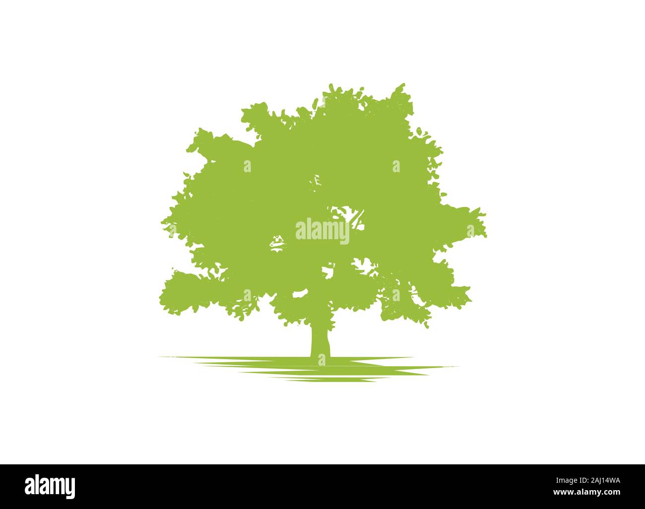 Green Tree Logo Design vorlage, Baum Vektor Logo, Stock Vektor