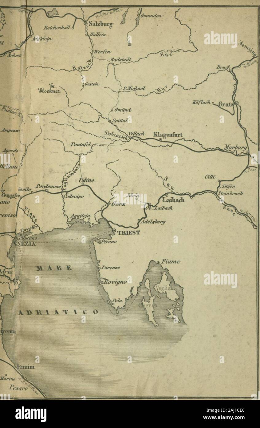 Italien: Handbuch für Reisende erster Teil, Nord Italien und Korsika. liovtifiyZ, ZTTi. Sassuvfo^!? A. EIN>^Jfassa B? Ich. IM*.?! i^ivoitsof Hsto/a esent^ iiimii IratA Visa,. ,. * JV1 UESZE -. Stockfoto