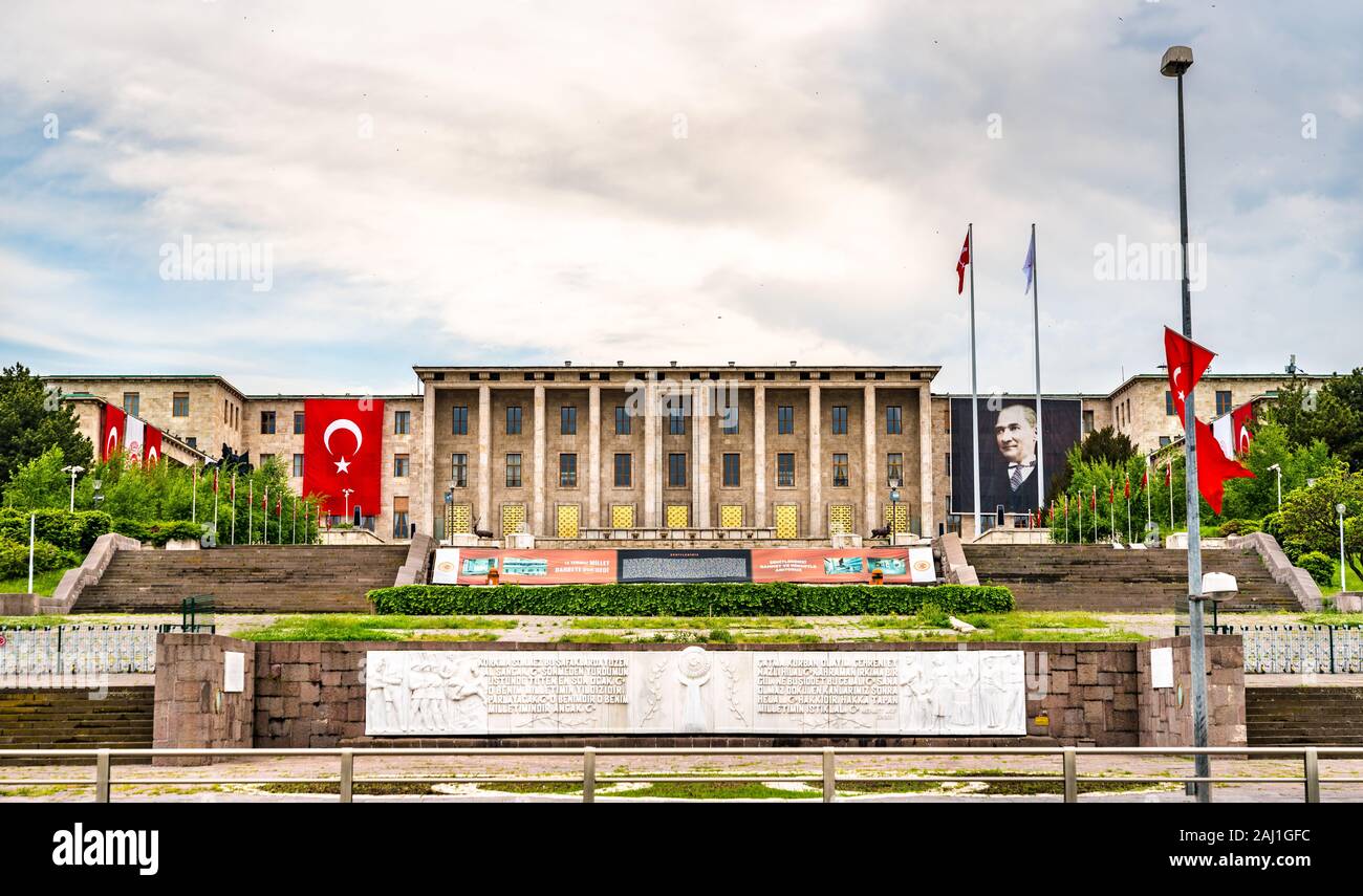 Die Große Nationalversammlung der Türkei in Ankara. Stockfoto