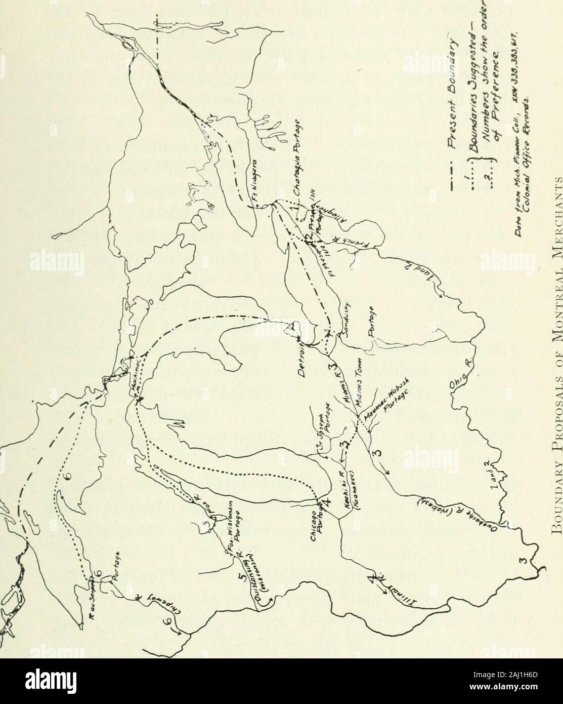 Die historische Geographie von Detroit. Vertrag. Es ist ein matterof immensen Ausmaß, sie schrieb,^^, dass wir eine praktikable shouldobtain com. munikation mit den Missis sippi - nicht nur wegen der Beteiligung von theIndian Handel auf dieser Seite aber als Öffnung zu neuen Quellen der es auf der westlichen Seite des Flusses, whichis fähig ist, erforscht und stark erweitert. Diese Kaufleute waren so einflussreich, dass die BritishGovernment, trotz der enormen Kosten inci-Dent, den zivilen und militärischen Verwaltung des induzierten UpperCanada, wurde jede mögliche Anstrengung toretain die Beiträge zu machen. Die Stockfoto