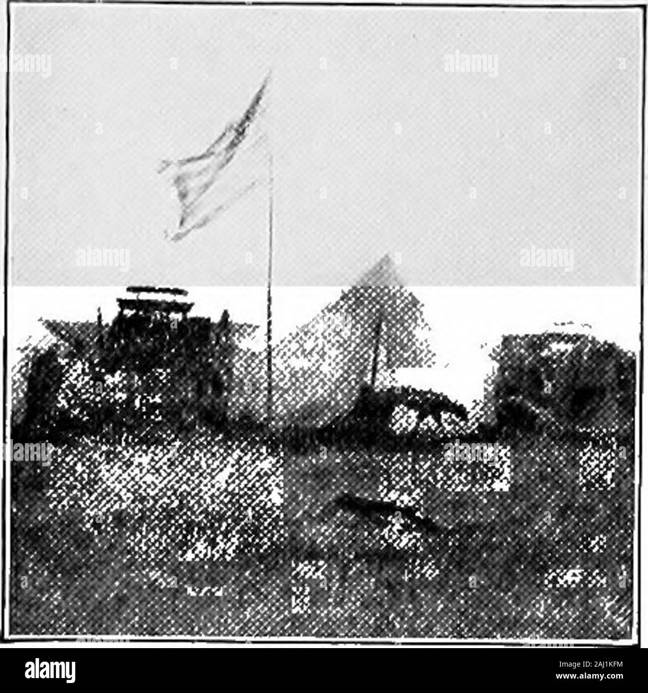 Geschichte und Geschichten von Nebraska. d Tosee der Geist tanzen von 1890 und die Echos der letzten Sioux Schlacht am Wounded Knee im Dezember dieses Jahres zu hören. Er lebte, um zu sehen, eine Bestellung im Januar 1902 gesendet, stoppingthe Rationen alle arbeitsfähigen Männer und die Sioux themto gehen auf den Straßen und Bewässerungsgräben bei $ 1,25 foran Acht-Stunden-Tag zu arbeiten. Er lebte diesen Auftrag durchgesetzt Trotz der Redner, die zu den Fort Laramie treatyof 1868 darauf zu sehen. Er lebte die große Sioux reservation sur-veyed und getrennte Höfe von 320 Hektar jede von den Staats- und Regierungschefs IndianfamiUes gewählt, mit 160 Morgen zu sehen Stockfoto