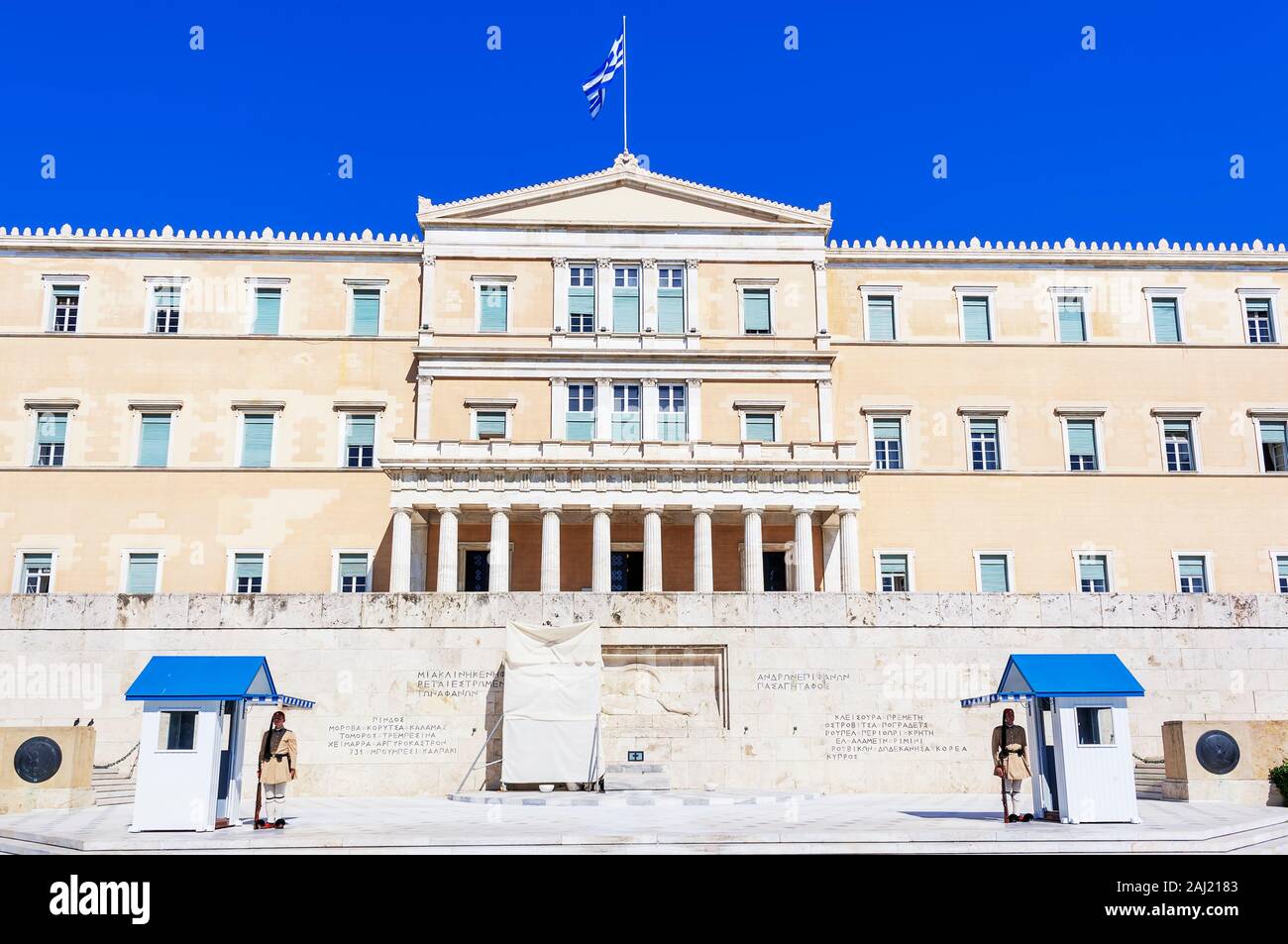 Parlamentsgebäude, Athen, Griechenland, Europa Stockfoto