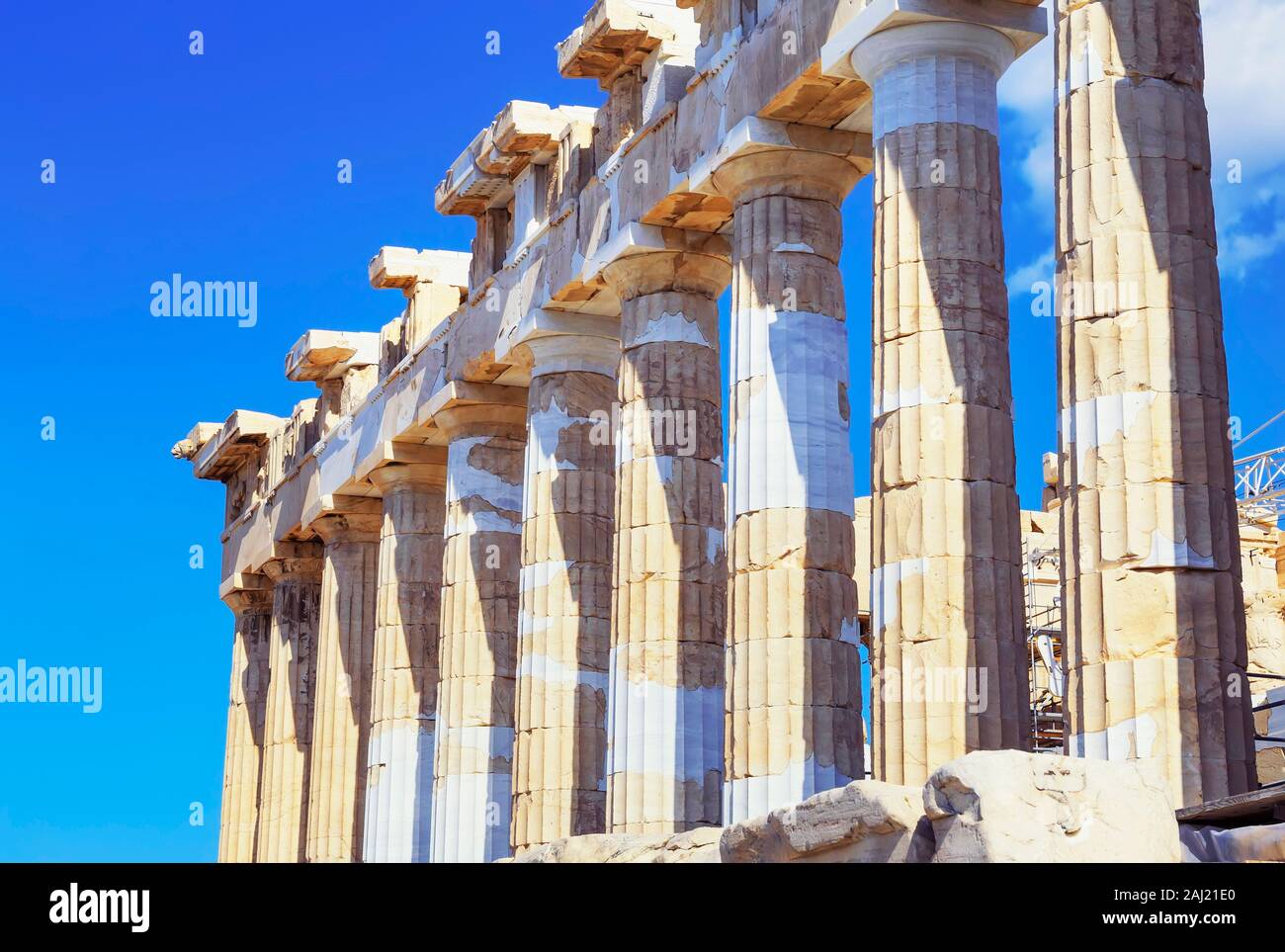 Parthenon Tempel auf der Akropolis von Athen, UNESCO, Athen, Griechenland, Europa Stockfoto