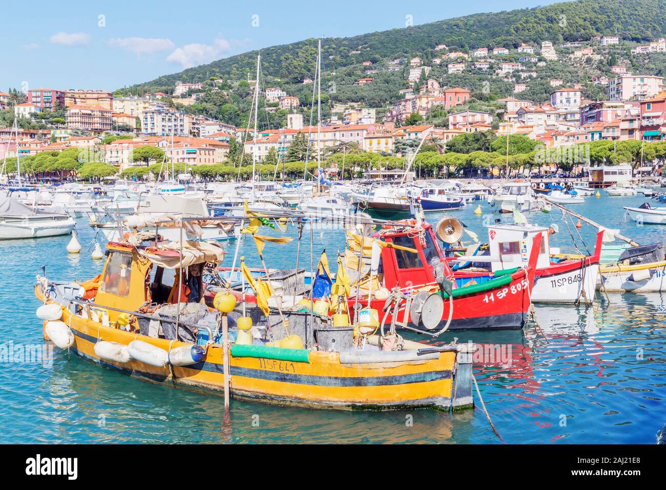 Marina Hafen, Genua, La Spezia, Ligurien, Italien, Europa Stockfoto