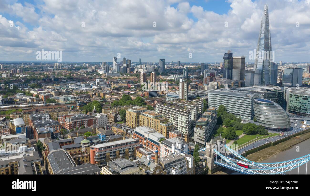 The Shard of London, der höchste Wolkenkratzer in Großbritannien Stockfoto
