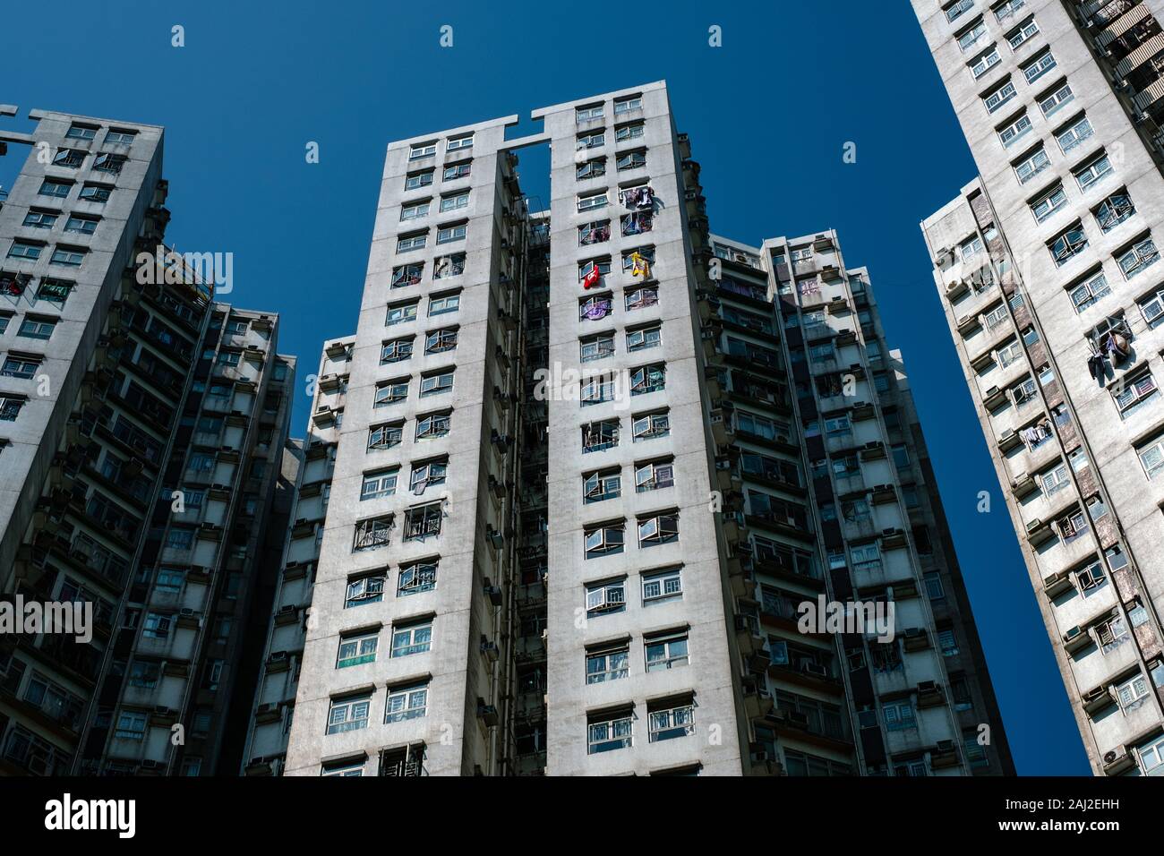 Wohnhaus Fassade, Immobilien außen, Stockfoto