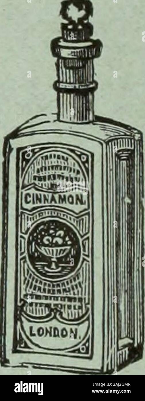 Le Juillet-Decembre quincaillier (1905). SIROP DE CITRONS. SIROP OE FRAMBOISES. SIR OPDE lobt. SIROP OANANAS. Nos Fameuses Essenzen Culinoires Abricot, Allspices, Amandes, Ananas, Banane, Biere dEpinette, Bouleau, Cafe, Cannelle, Cayenne, das Schnellreagierendes, Kirschrot, Chocolat, Claret, Cochenille, Coing, Coriande, Couleur de Früchte, nicht interessieren, Fraise, Framboise, ging -, embre Groseille, Limon, Macis, Madere, Menthe, Poivree, Mures, Muscades, Nektar, Noyau, Orang-e, Ottawa Wurzelbier, Peehe, Pistache, Poire, Poivre, Pommes, Pflaumen, Ratafia, Rose, Safran, Salsepareille, Sherry, der, Tonka, Vanille, Winterg - Reen, Qu Stockfoto