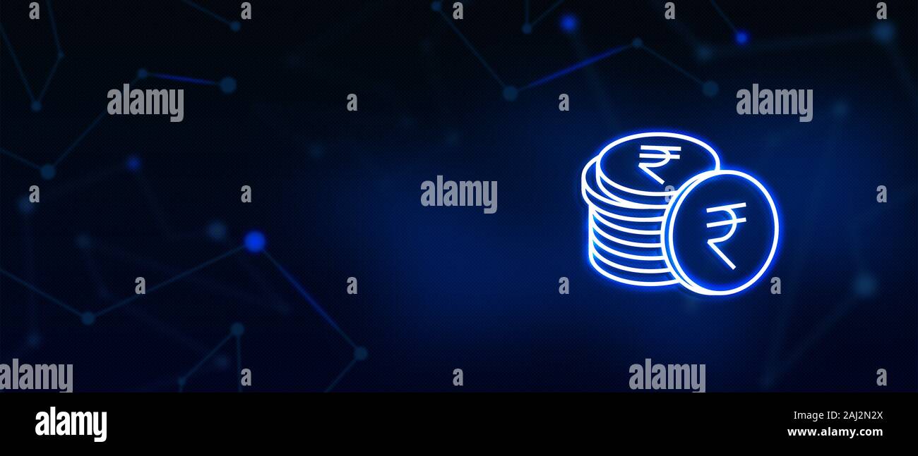 Münzen, Geld, Währung, Dollar, Euro, Yen, Pfund, Rupien, Bitcoin, elektronische Währung, Finanzgeschäft Stockfoto