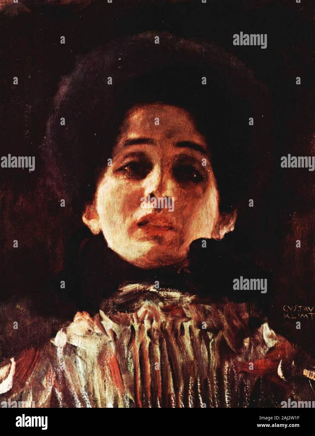 Vintage Gustav Klimt Gemälde für Inneneinrichtung etc. Stockfoto